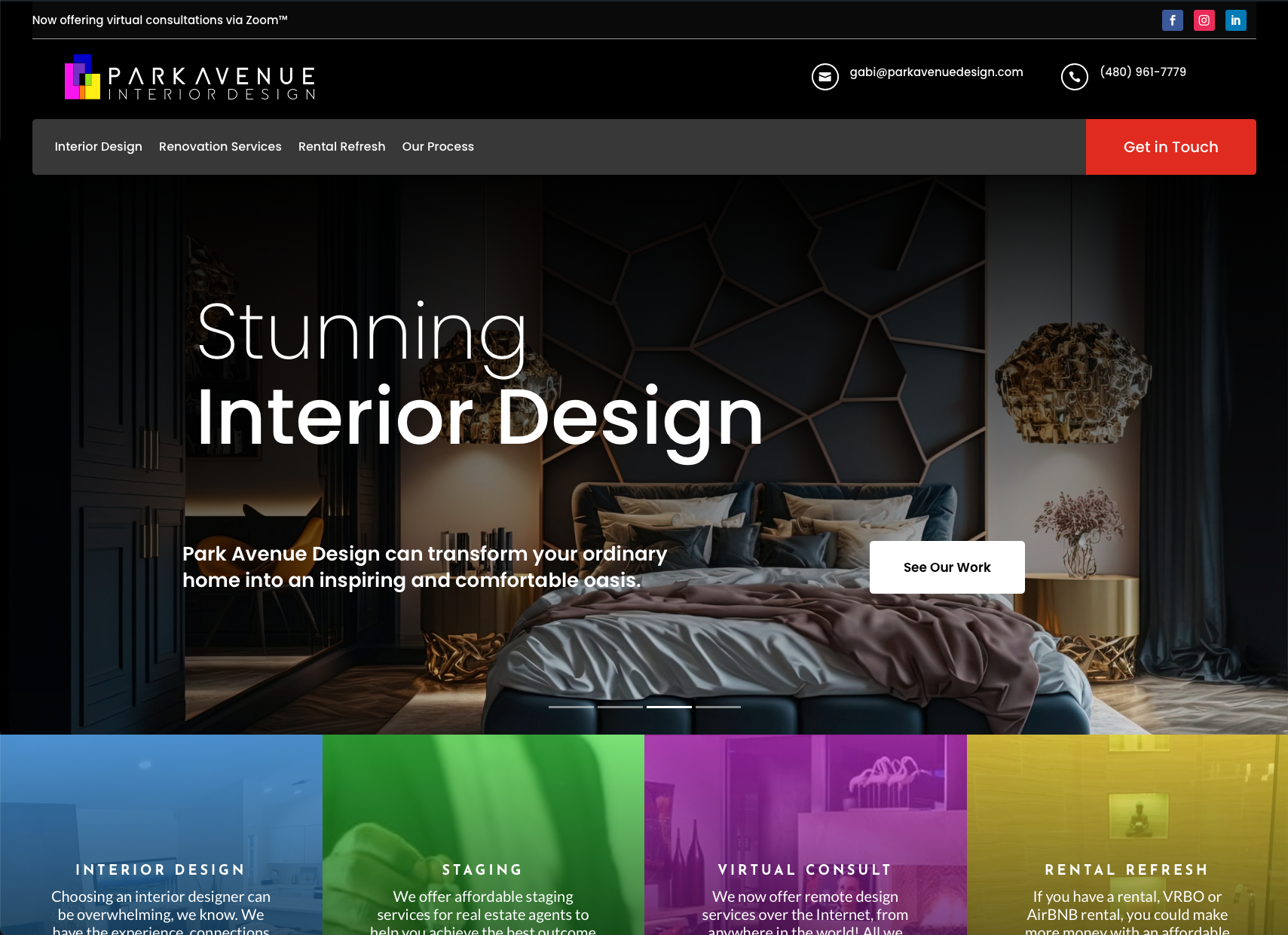 Park Avenue homepage