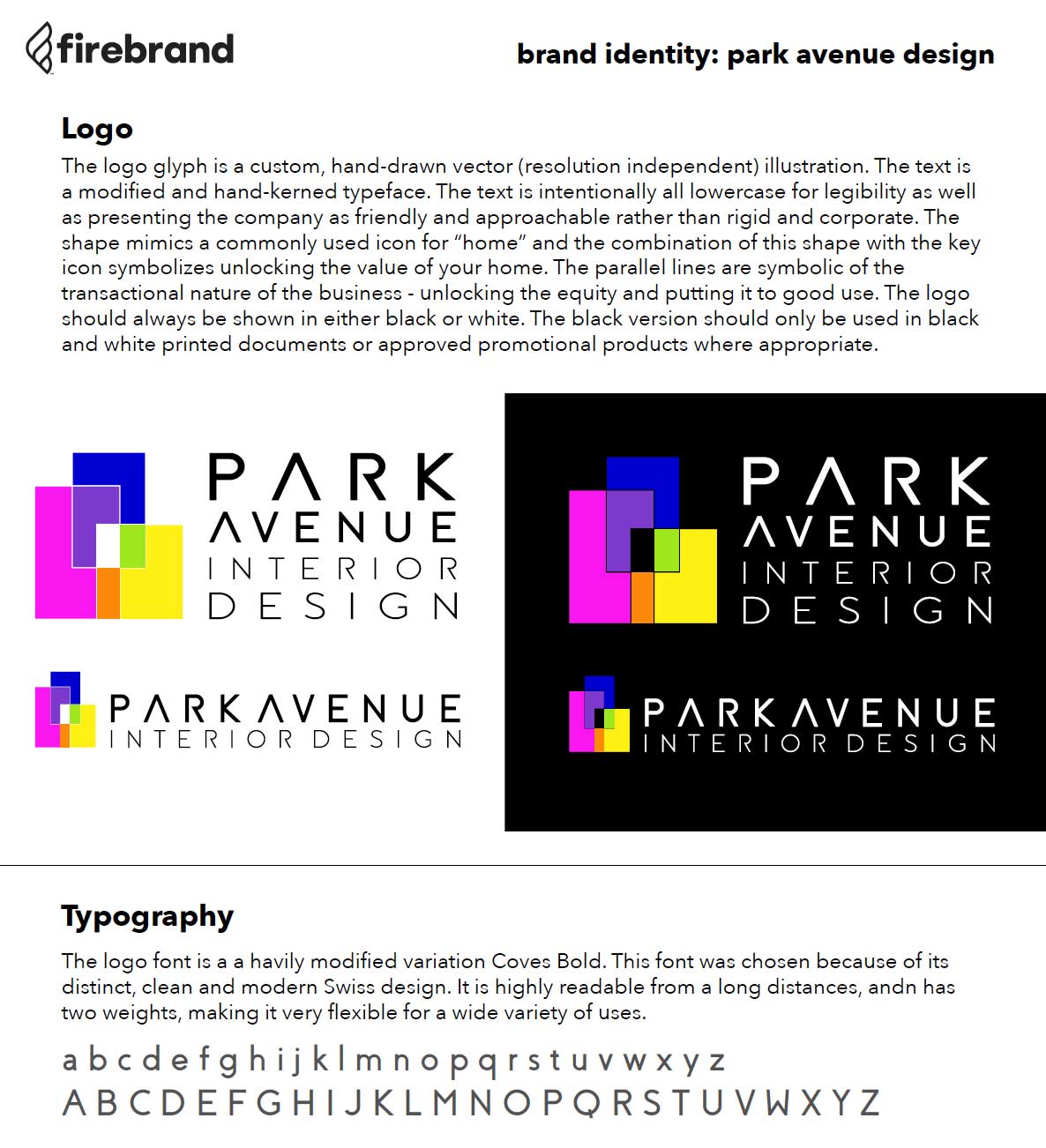 Park Avenue Interior Design: Branding (image 1)
